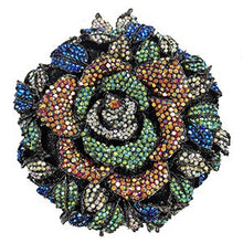 Load image into Gallery viewer, Elegant Red Crystal Flower Design Wedding Handbags - Ailime Designs