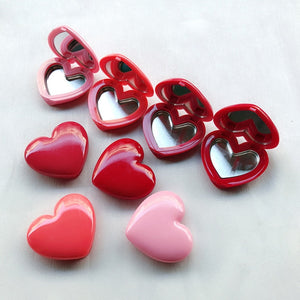 Adorable Compact Design Heart-Shape Mirrors - Ailime Designs