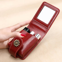 Load image into Gallery viewer, Women&#39;s Travel Size Cosmetic Portable Mirror Pouches - Ailime Designs