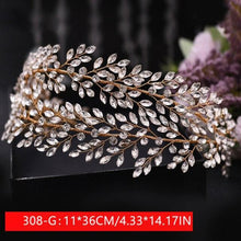 Load image into Gallery viewer, Women Elegant Crystal Head Wreaths – Ailime Designs