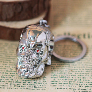 Skull head Rhinestone Keychain Holders - Purse Accessories