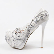 Load image into Gallery viewer, Women’s Beautiful Lace Design Shoes – Fashion Footwear