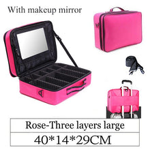 Load image into Gallery viewer, Professional Large Cosmetic Organizer  Cases