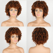 Load image into Gallery viewer, Blonde Kinky Curly Synthetic Hair Wigs -  Ailime Designs