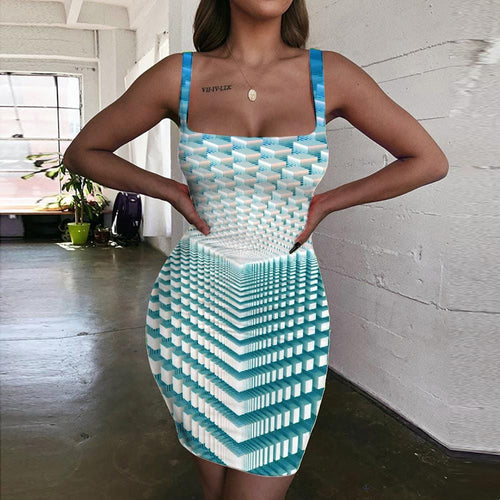 Women’s Screen Print Design Dresses– Street Style Fashions