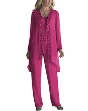 Load image into Gallery viewer, Women&#39;s Mother-of-The-Bride 3pc Pant Suit