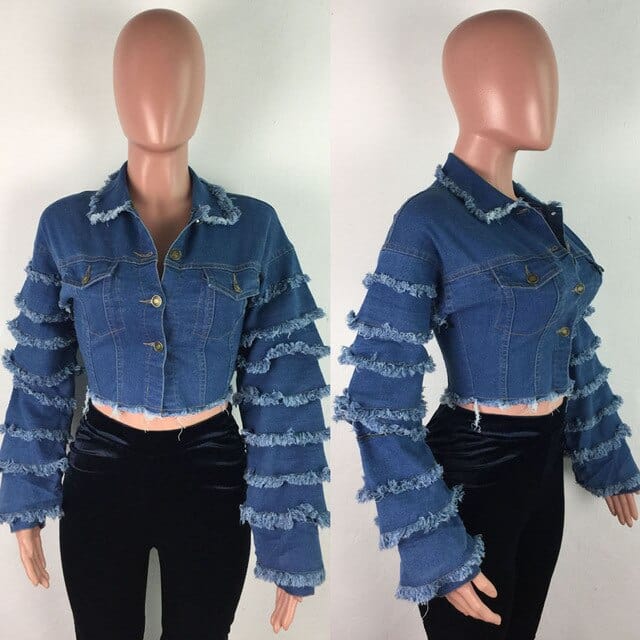 Women’s Street Style Fantastic Blue Denim Jackets