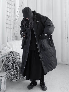 Women's Quilted Oversized Japanese Style Winter Coats - Ailime Designs