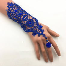Load image into Gallery viewer, Elegant Bridal Wedding Gloves - Ailime Designs