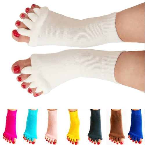 Women's Long Knitted Toeless Socks - Ailime Designs