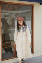 Load image into Gallery viewer, Women&#39;s Elegant Flow Design Beige Dress