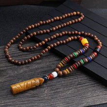 Load image into Gallery viewer, Beautiful Natural Wood &amp; Napal Beaded Necklaces – Jewelry Craft Supplies