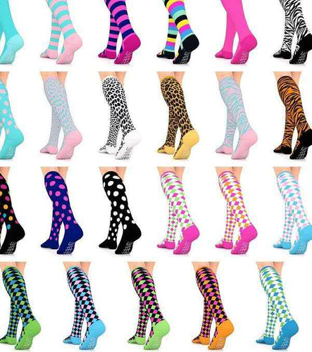 Women's Long Knitted Knee Length Socks - Ailime Designs