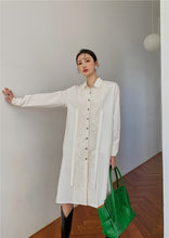 Load image into Gallery viewer, Women&#39;s Button-down Shirt Dress
