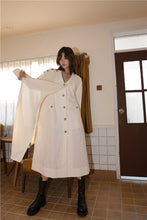 Load image into Gallery viewer, Women's Oversize Dress Coat Style Trench Duster