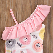 Load image into Gallery viewer, Adorable Children&#39;s One-shoulder Swimsuits