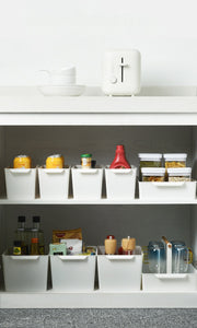 Kitchen Cabinet Pull-Style Storage Containers - Shelf Organizers
