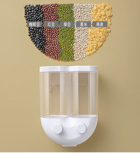 Wall Mounted Multi-Purpose Grain & Cereal Dispensers - Food Organizers