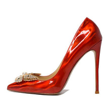 Load image into Gallery viewer, Women’s Red Hot Stylish Fashion Apparel - Classic Bridal Pumps