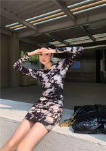 Load image into Gallery viewer, Women&#39;s Artwork Print Design Bodycon Dress