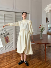 Load image into Gallery viewer, Women&#39;s Asymmetrical Pleated Vintage Dress