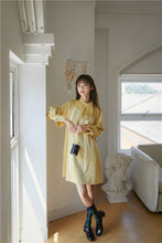 Load image into Gallery viewer, Women&#39;s Tunic Ribbon Tie Neck  Dress