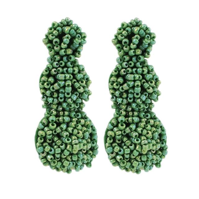 Women's Handmade Beaded Drop Earrings