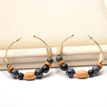 Load image into Gallery viewer, Beautiful Natural Stone Bead Earrings – Jewelry Craft Supplies