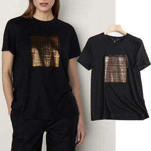 Women's Cool Style Black T-shirts – Ailime Designs