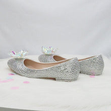 Load image into Gallery viewer, Women’s Beautiful Crystal Design Flats– Fashion Footwear