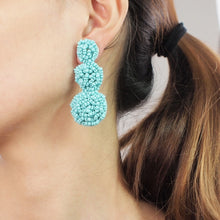 Load image into Gallery viewer, Women&#39;s Handmade Beaded Drop Earrings