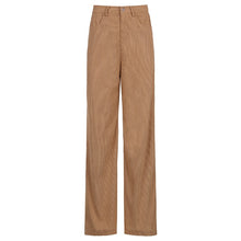 Load image into Gallery viewer, Chic Women&#39;s Thick Khaki Ankle Zipper Corduroy Pants - Ailime Designs