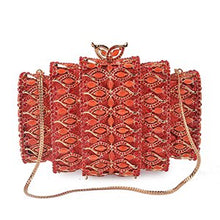 Load image into Gallery viewer, Luxury Multi-color Crystal Fluted Design Evening Purses - Ailime Designs