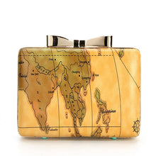 Load image into Gallery viewer, Map Print Design Clutch Purses - Ailime Designs