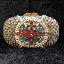 Load image into Gallery viewer, Crystal Pearl Design Fine Quality Evening Bags- Ailime Designs