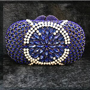 Crystal Pearl Design Fine Quality Evening Bags- Ailime Designs