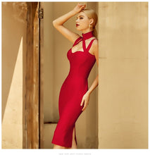 Load image into Gallery viewer, Women’s Red Hot Stylish Fashion Apparel - Hollow-cut Dresses