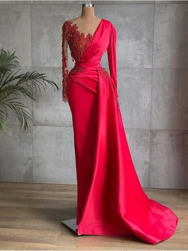 Women’s Red Hot Stylish Gowns - Elegance Wins With Simplicity
