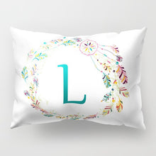 Load image into Gallery viewer, Alphabet Print Design Rectangular Pillows