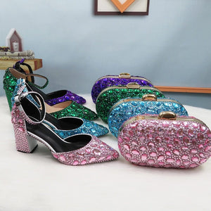 Women’s Beautiful Crystal Design Shoes – Fashion Footwear