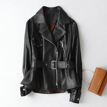Load image into Gallery viewer, Women&#39;s Fine Quality Sheep Skin Leather Jackets