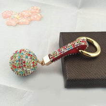 Load image into Gallery viewer, Crystal Ball Rhinestone Keychain Holders - Purse Accessories