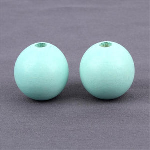 Beautiful Round Natural Wooded  Beads – Jewelry Craft Supplies