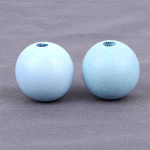 Beautiful Round Natural Wooded  Beads – Jewelry Craft Supplies