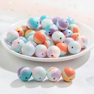 Beautiful Round Silicone Beads – Jewelry Craft Supplies