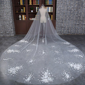Best White Lace Bridal Head Veils – Ailime Designs