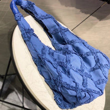 Load image into Gallery viewer, Geometric Single Handle Denim Handbags - Ailime Designs
