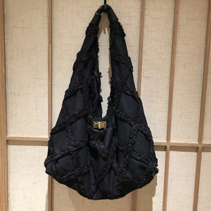 Geometric Single Handle Denim Handbags - Ailime Designs