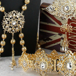 Women's Elegant 4pc Bridal Necklace Set