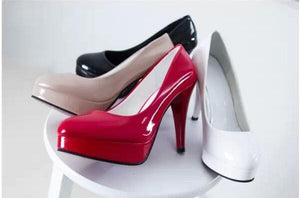 Women’s Red Hot Stylish Fashion Apparel - Patent Leather Pumps